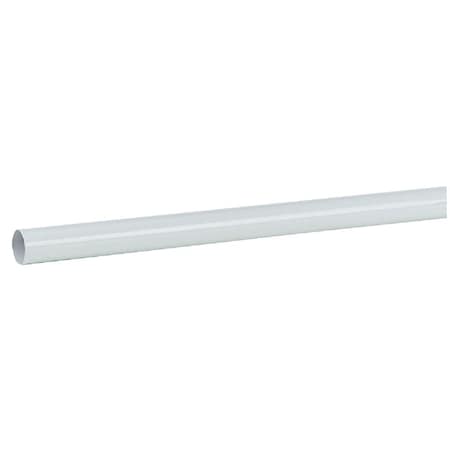 Knape & Vogt John Sterling Closet-Pro 4 Ft. x 1-1/4 In. Extra Heavy-Duty Cut-to-Length Closet Rod, White 0018-4
